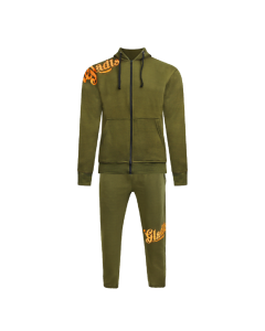 Gladts joggingpak Army Green