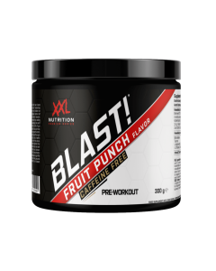 Blast! Pre Workout 300 gr - Fruit Punch - Cafeinne Vrij