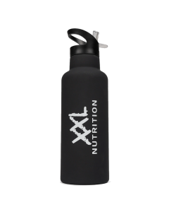 XXL Nutrition Insulated Straw Bottle - 500 ML - Black