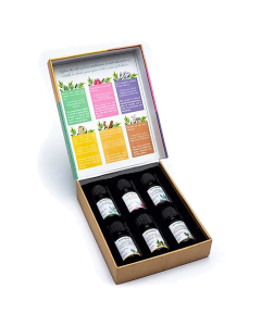 Witte salie essentiële oliemix set van 6 Aromafume